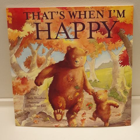 Barnebok "THAT'S WHEN I'M HAPPY" av Beth Shoshan