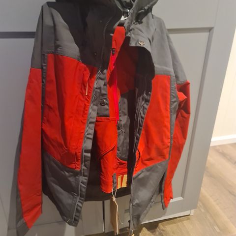 fjellreven KEB JACKET(S) og fjellräven Keb bukse(46)Men's.Stone Grey-Lava