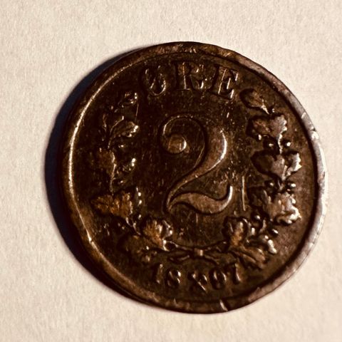 2 øre Norge 1897 (2786 AF)