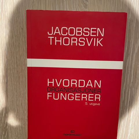 Hvordan organisasjoner fungerer - Thorsvik