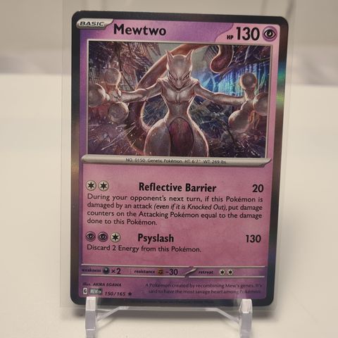 Mewtwo 150/165 Holo Rare - Pokemon Scarlet and Violet 151