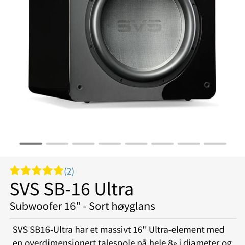 svs sb16 Ultra selges