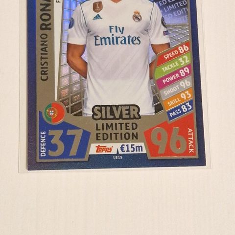 Cristiano Ronaldo Silver Limited Edition LE1S