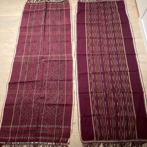 Indonesiske håndvevde tekstiler 60x 157 cm