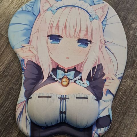 Vanilla fra NekoPara Anime musematte med 3D silikon