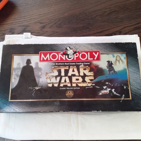 STAR WARS MONOPOLY. CLASSIC TRILOGY EDITION 1997.