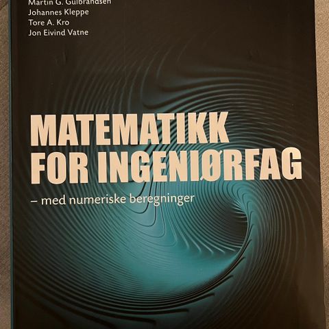 Matematikk for ingeniørfag