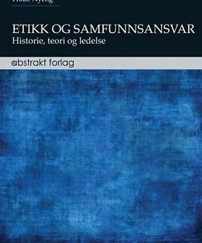 Etikk og samfunnsansvar bok