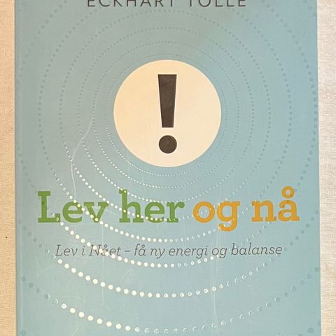 Pocketbok; «Lev her og nå»