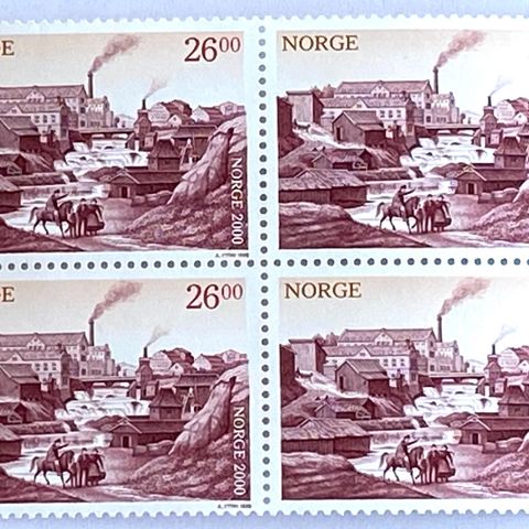 Norge 1999 Norge 2000   I historisk perspektiv    NK 1365   4-blokker  Postfrisk