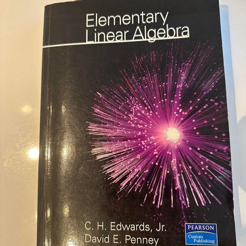 Elementary linear algebra