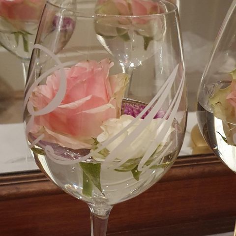 Riviera maison vinglass,  glass til vin og drammeglass ikke Rm