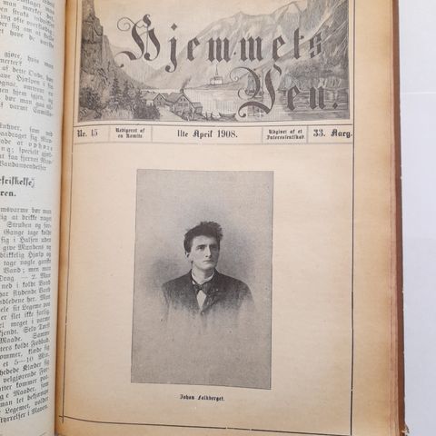 J. Falkberget. 1908: 1ste trykket av: "Finnejenten paa Uglefjeld". Sjelden.