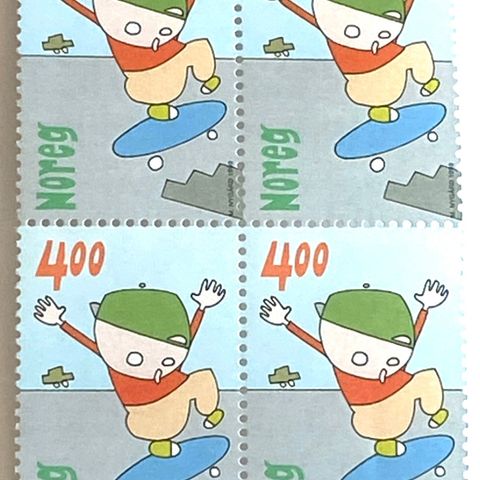 Norge 1999 Barnelek II  NK 1374  4-blokk   Postfrisk