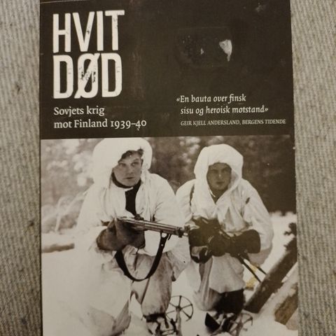 HVIT DØD - Sovjets krig mot Finland 1939-40. SOM NY!