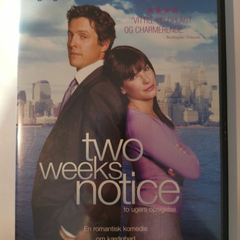 Two Weeks Notice (DVD, norsk tekst)