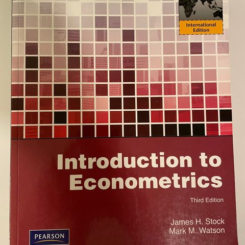 Introduction to Econometrics