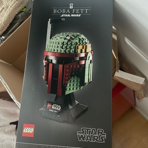 Lego ny og uåpent Star Wars Boba Fett hjelm (75277)