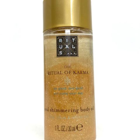 Rituals shimmering body oil, 30ml