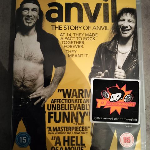 Anvil - The Story of Anvil ( DVD) - 2008 - Ny i plast - 100 kr inkludert frakt