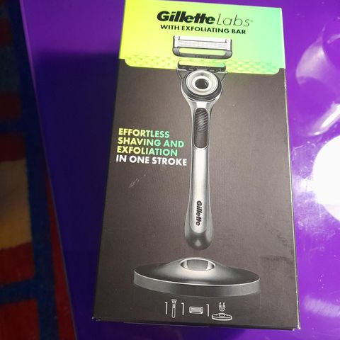 Gillette Labs høvel m ett blad og "fot"