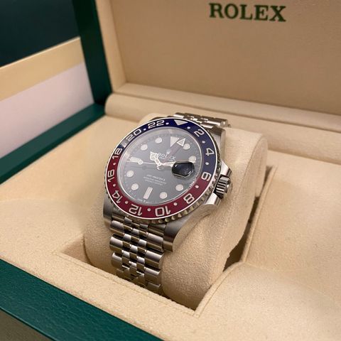 Rolex GMT-Master II 126710BLRO Pepsi - 2019 Norsk AD - Komplett sett