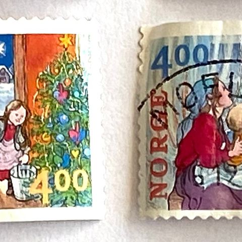 Norge 1999 Julefrimerker 1999  NK 1376 og 1377  Stemplet