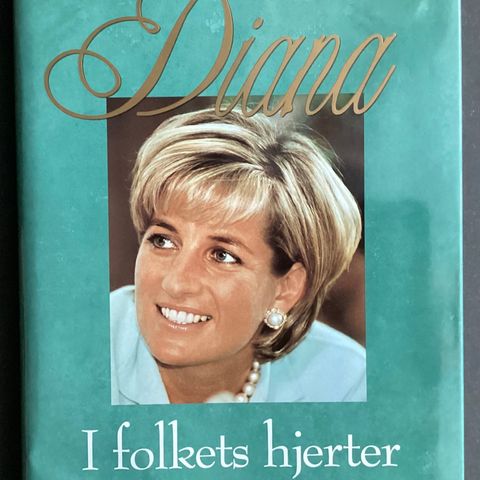 1 stor, flott bok«DIANA-I FOLKETS HJERTER»-ANNEMOR MØST, 1997.-27,5x21,5cm