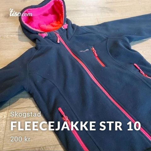 Skogstad Fleecejakke str 10