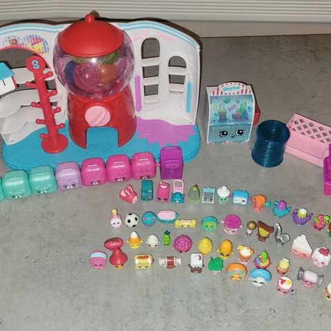 Shopkins minifigurer med div tilbehør