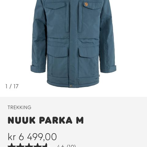 Fjellreven jakke Nuuk Parka