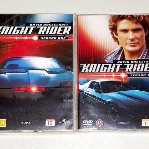 14 DVD.KNIGHT RIDER.SEASON ONE & TWO.