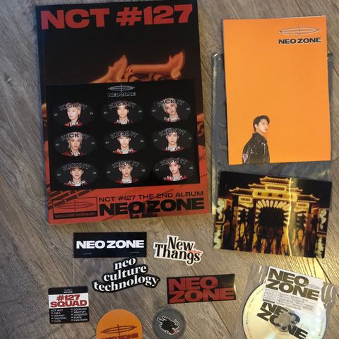 Kpop NCT 127 Neo Zone T med eller uten fotokort