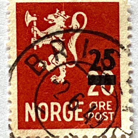 Norge 1949 Løveprovisorier NK 375 Stemplet