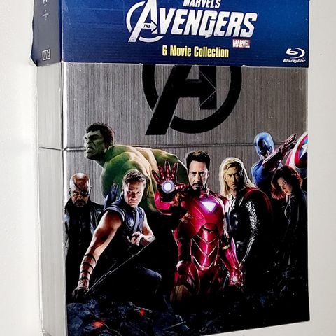 6 BLU RAY.MARVELS AVENGERS.6 MOVIE COLLECTION.