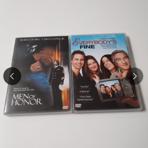 Robert De Niro og Tom Cruise dvd samling