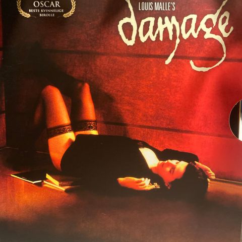 Damage (erotisk drama -DVD - norsk tekst