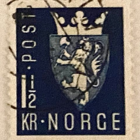 Norge 1945 Hertugkrone NK 330 Stemplet
