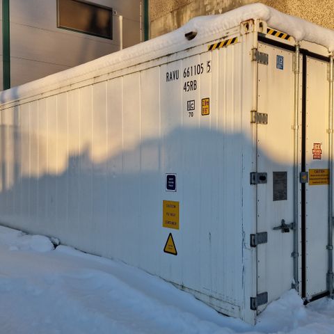 Termo King 40ft kjøl/frys container Selges. Evt overtakelse av leasing avtale