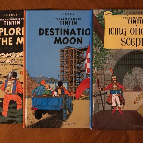 The adventures of Tintin, Explores on the moon, Destination moon....