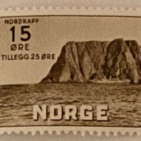 Norge 1943 Nordkapp III Uten vannmerke NK 311 Postfrisk