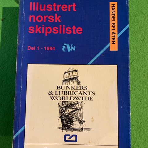 Illustrert norsk skipsliste del 1 - 1994 & 1998 - Handelsflåten