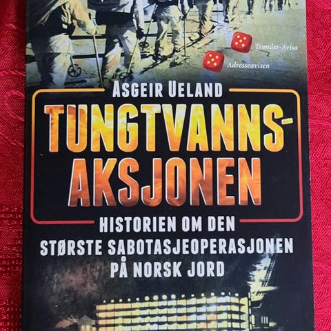 Tungtvannsaksjonen. Som Ny. Porto 55 kr