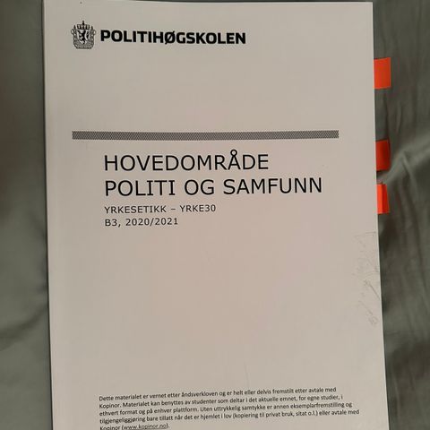 Hovedområde politi og samfunn