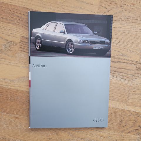 Brosjyre Audi A8 1994