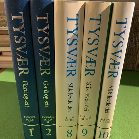 6 bøker om Tysvær (Rogaland)