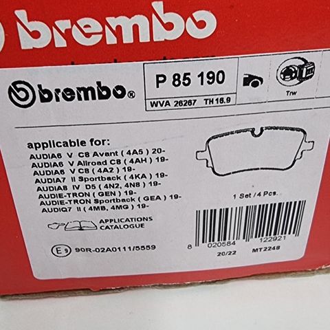 Brembo bremseklosser Audi