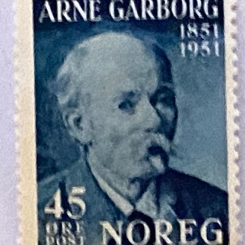 Norge 1951 Arne Garborg NK 405  Postfrisk