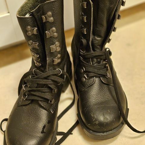 Svarte Militær Støvler