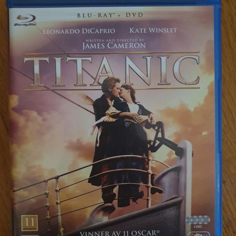 TITANIC BLU-RAY OG DVD